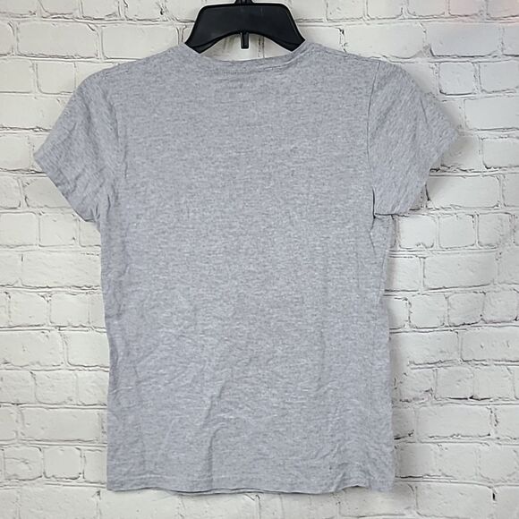 Sailor Moon Luna Cat🐈⬛ Hot Topic Gray Galaxy Kitty T-Shirt Graphic Tee Juniors - Picture 4 of 5